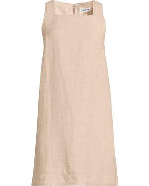 Lands' End Premium Pure Linen Shift Dress - Natural