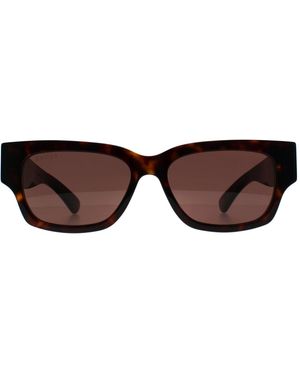 Gucci Rectangle Havana Gg1794S - Brown
