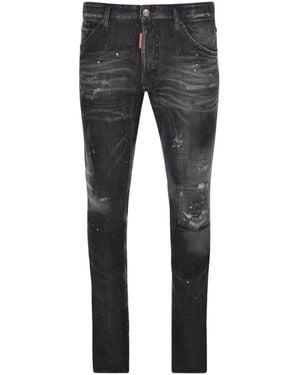 DSquared² Cool Guy Button Fly Slim Fit Jeans - Grey