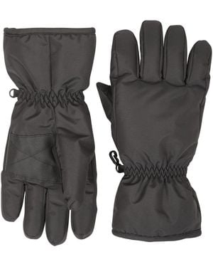 Mountain Warehouse Snowproof Textured Palms Fleece Lined Skiing Gloves - Black