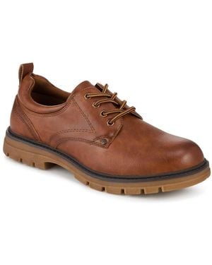 Pavers Casual Chunky Lace Up Shoes - Brown