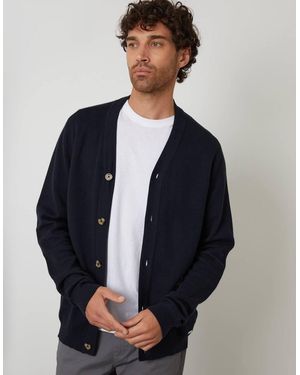 Threadbare Knitted Cardigan - Blue