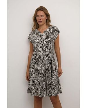 Kaffe Kabella Short Sleeve Jersey Dress - Multicolour
