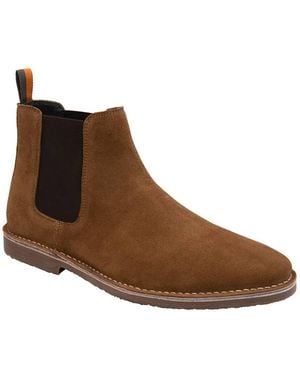 Frank Wright Suede 'Whipp' Chelsea Boots - Brown