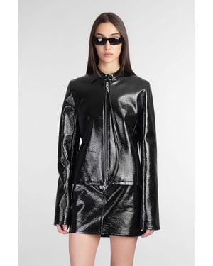Courreges Canvas Jacket in Black | Lyst