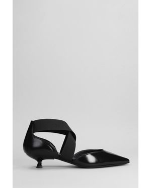Marc Ellis Decollete in Pelle Nera - Nero