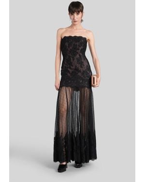 retroféte Abito lungo Vespera in Poliestere Nera - Nero