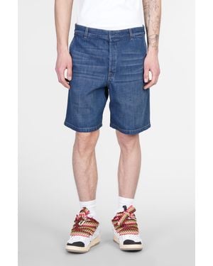Lanvin Shorts in Cotone Blu