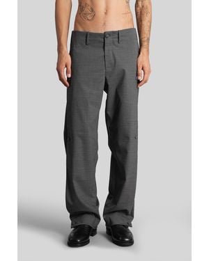 J.L-A.L Dorment Pants Pants In Gray Wool - Multicolor