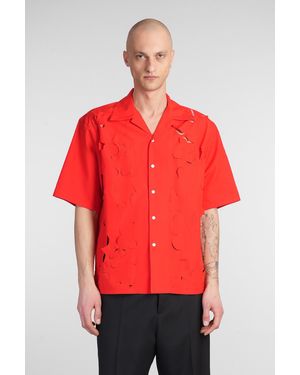 Marni Camicia in Cotone Rosso