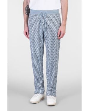 Sergio Tacchini Pantalone Paolo in Poliestere Celeste - Blu