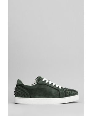 Christian Louboutin Sneakers Vieira 2 orlato in Camoscio Verde