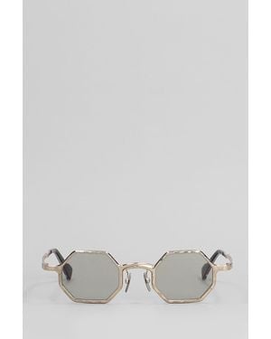 Kuboraum Occhiali Z19 in acetato Oro - Grigio