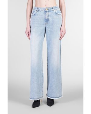 Balmain Jeans in Cotone Blu