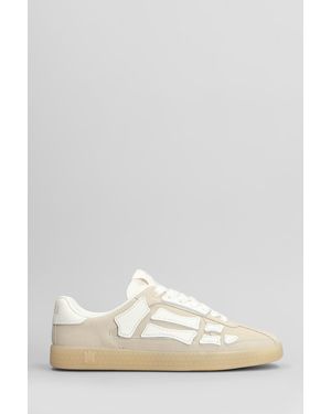 Amiri Sneakers Pacific bones in Camoscio Beige - Bianco