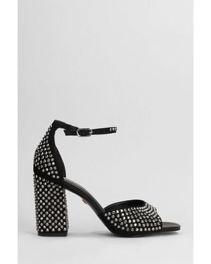 Carrano Sandali in Camoscio Nero