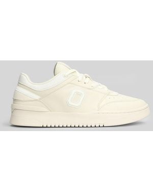 Orto Eclipse Sneakers In White Leather - Multicolor