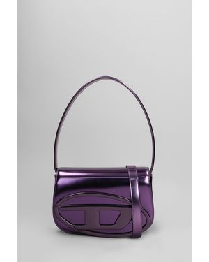 DIESEL Borsa a spalla 1 dr in Pelle Viola