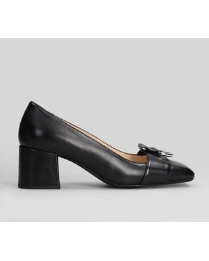 Anna F. Pumps In Black Leather