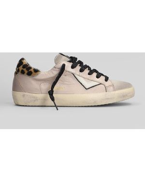 4b12 Suprime Sneakers In Copper Suede And Leather - Multicolor