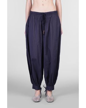 Antik Batik Pantalone Mirabel in Cotone Blu