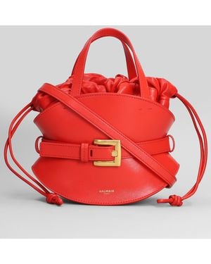 Balmain Shuffle Mini Shoulder Bag - Red