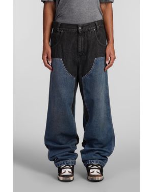 DANILO PAURA Jeans Vivienne in Cotone Blu