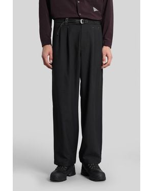 and wander Pantalone in Poliestere Nera - Nero