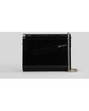 Jimmy Choo Pochette Candy in Acrilico Nero