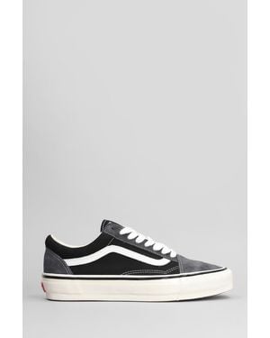 Vans Lx Old Skool Sneakers In Gray Suede And Fabric