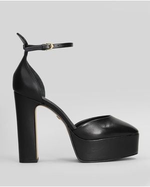 Carrano Decollete in Pelle Nera - Nero