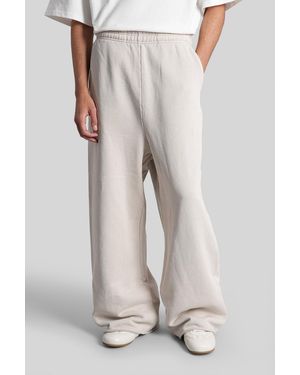 Entire studios Pants In Beige Cotton - Gray