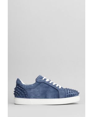 Christian Louboutin Sneakers Vieira 2 orlato in Camoscio Blu