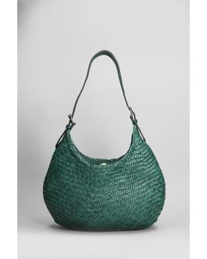 Dragon Diffusion Tote Luna Mezza in Pelle Verde
