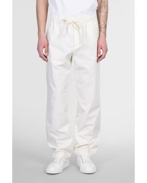 Lanvin Pantalone in Cotone Bianco