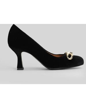 Isabel Ferranti Pumps In Black Velvet