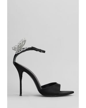 Sophia Webster Sandali Aura in Raso Nero