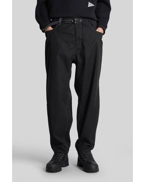 and wander Pantalone in Poliestere Nera - Nero
