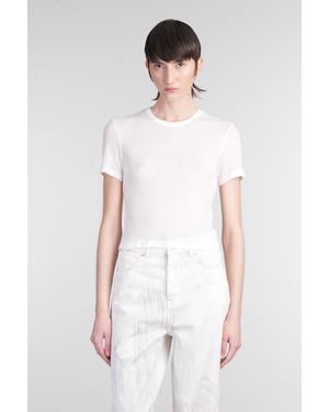 Halfboy T-shirt In White Modal