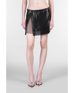Nue Pixie Skirt In Black Aluminum
