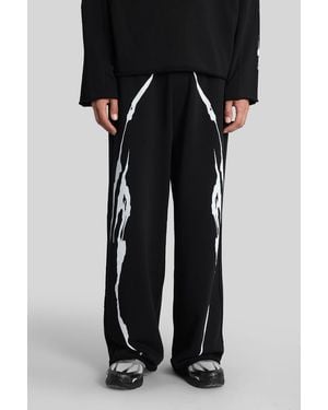 44 Label Group Pants In Black Cotton