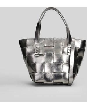 Dragon Diffusion Japan Mini Shoulder Bag In Gunmetal Leather - Metallic