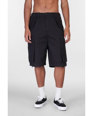 Stussy Shorts In Black Cotton