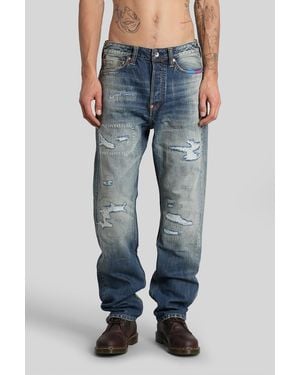 Evisu Jeans In Blue Denim
