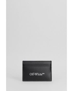 Off-White c/o Virgil Abloh Portafoglio in Pelle Nera - Grigio