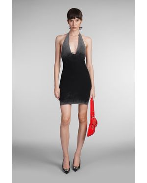 DIESEL Abito donna M larisa in Cotone Nero - Bianco
