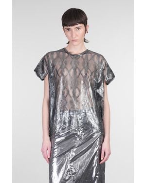 Junya Watanabe T-Shirt in Poliestere Nera - Nero