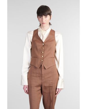 Tagliatore 0205 Giselle Vest - Brown