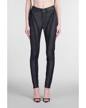 Mugler Jeans in denim Blu