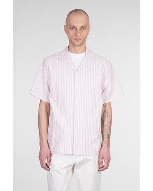 Lanvin Camicia in Cotone Rosa - Bianco